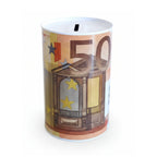 Tirelire métal motif 50 Euros