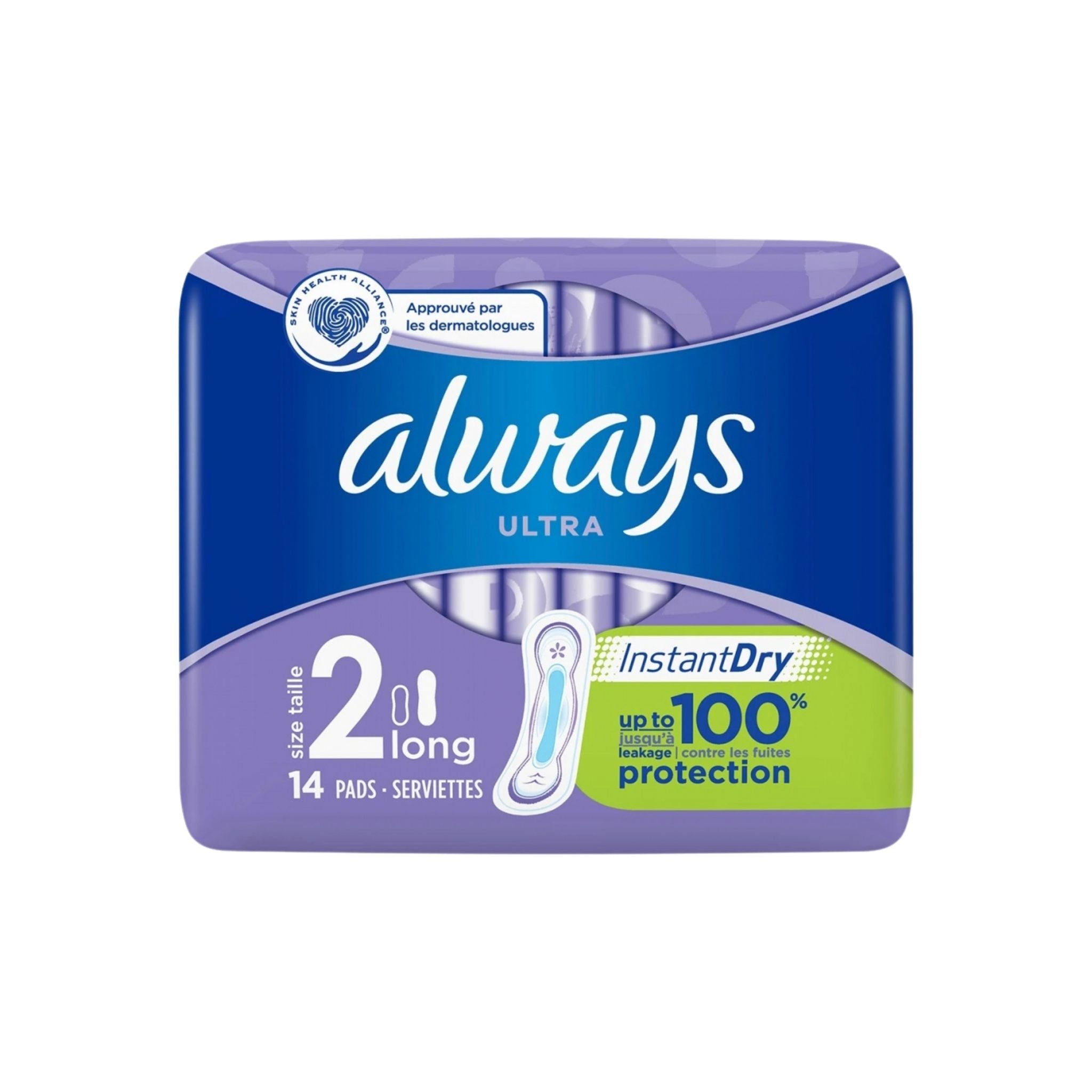 Serviettes hygiéniques Always Ultra Long X14