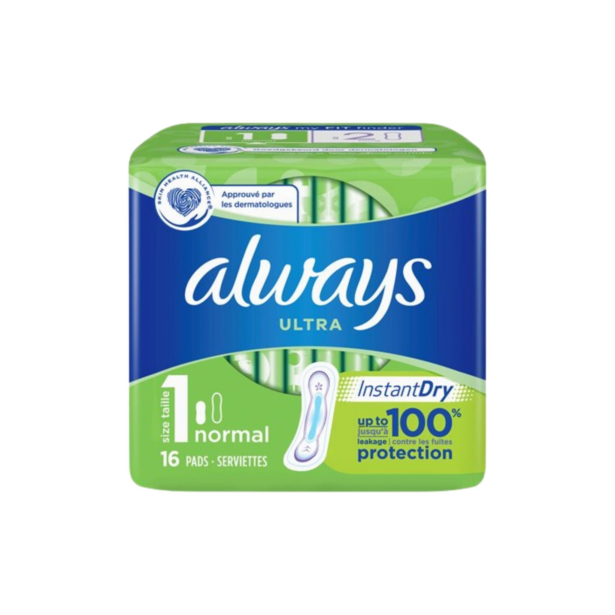 Serviettes hygiéniques Always Ultra Normal X16