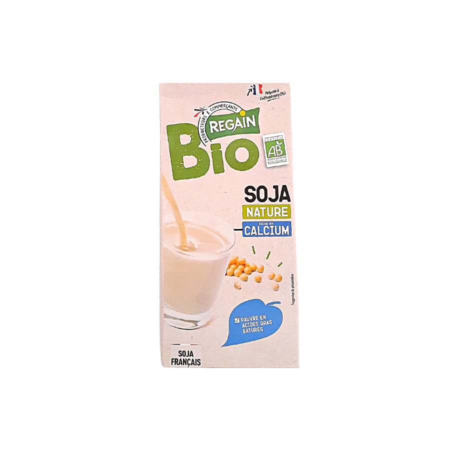 Boisson végétale au soja nature Bio Regain 1L