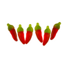 Bonbons rouges piments Fini 200g