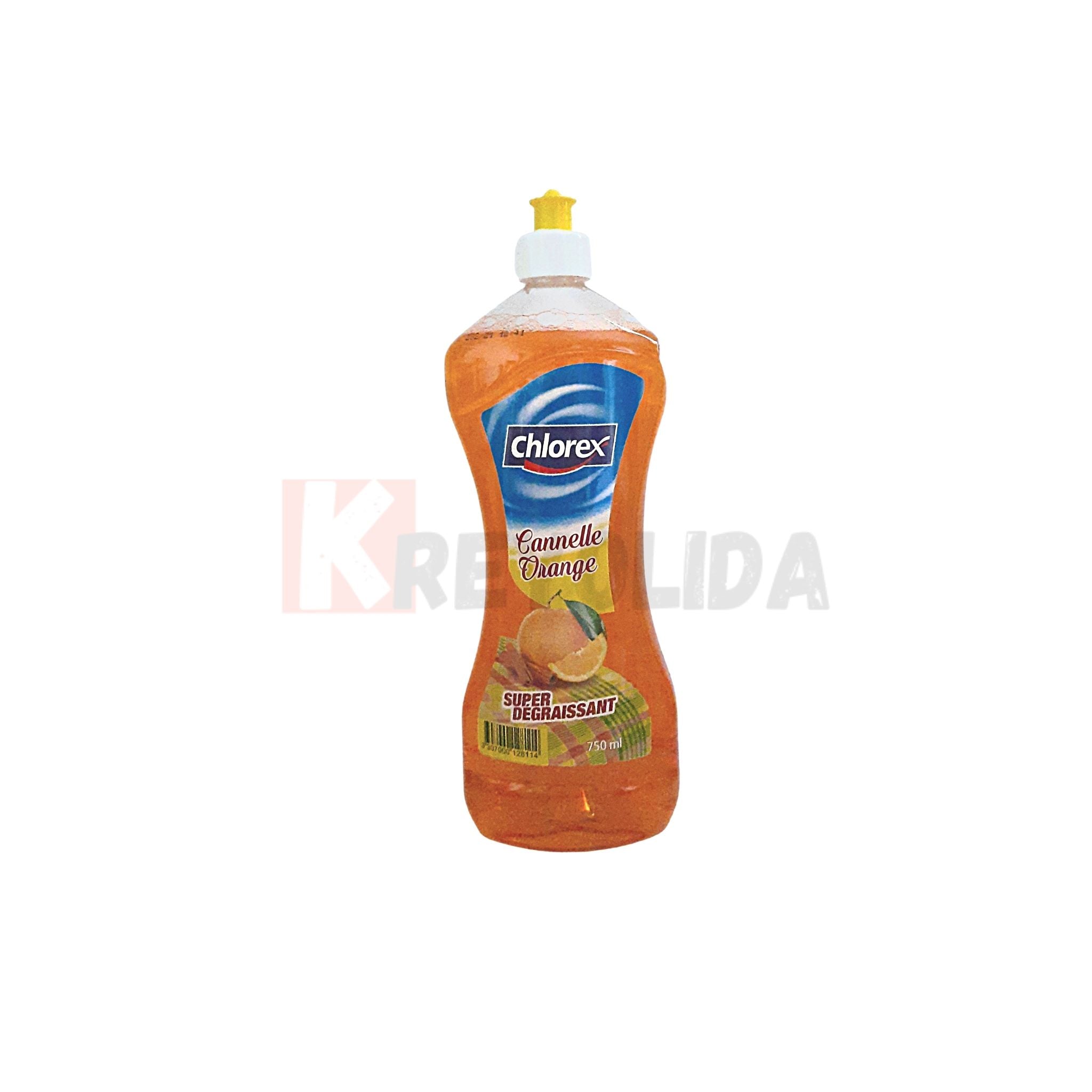 Liquide vaisselle Cannelle et Orange Chlorex 750ml