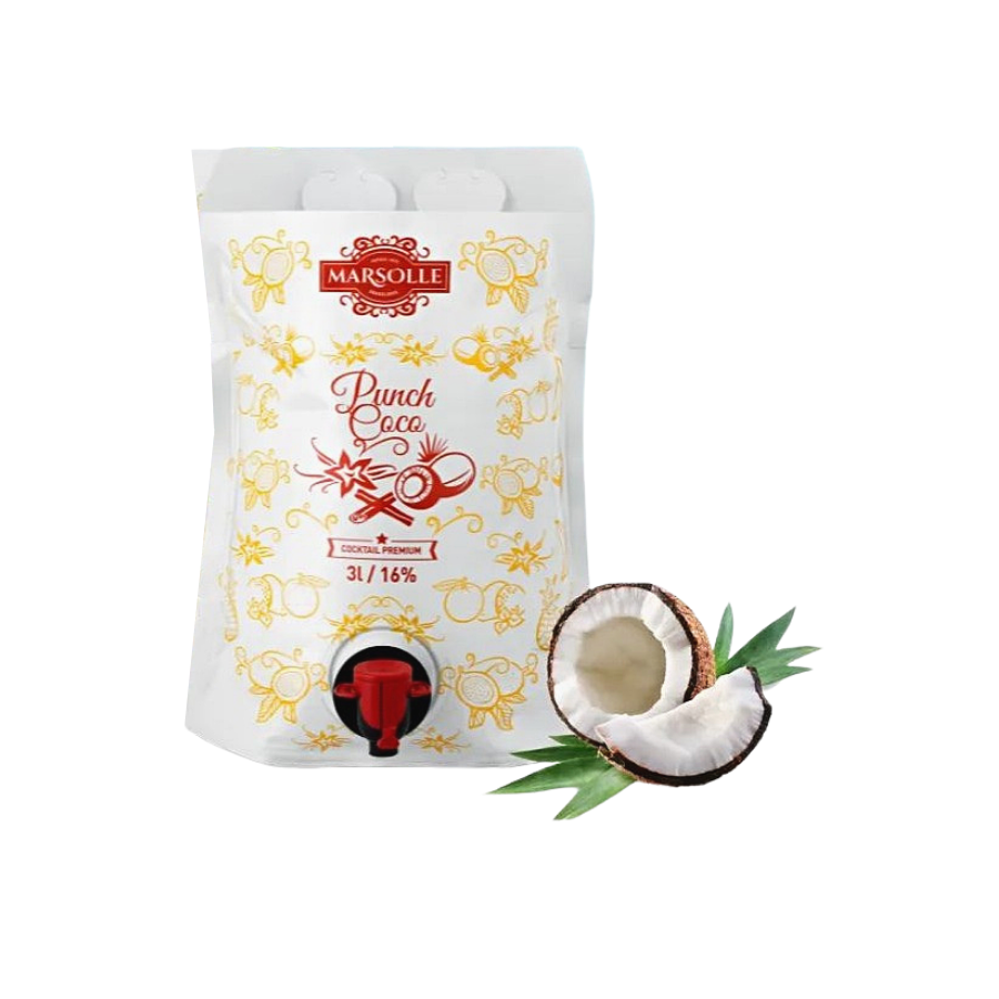 Punch coconut/planter in Marsolle 3L pouch