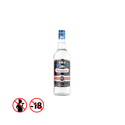 Lot de 3 rhum Blanc Agricole Damoiseau 50cl