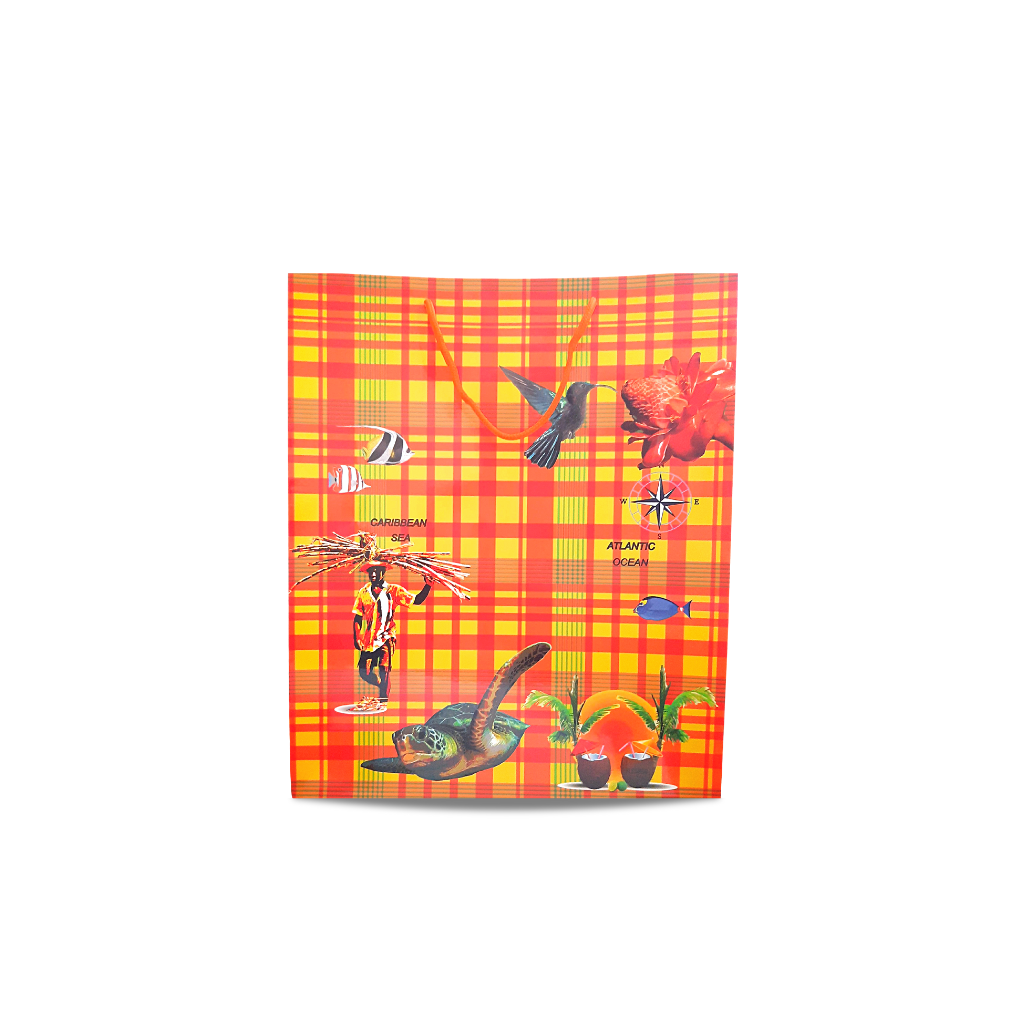 Sac cadeau Madras 40x33CM